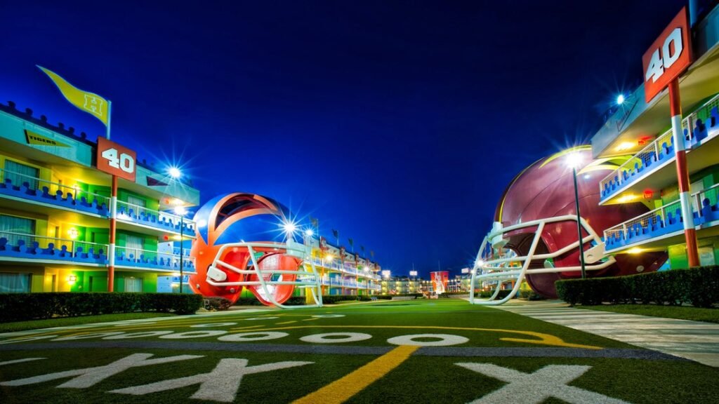 Disney’s All-Star Sports Resort — resort view