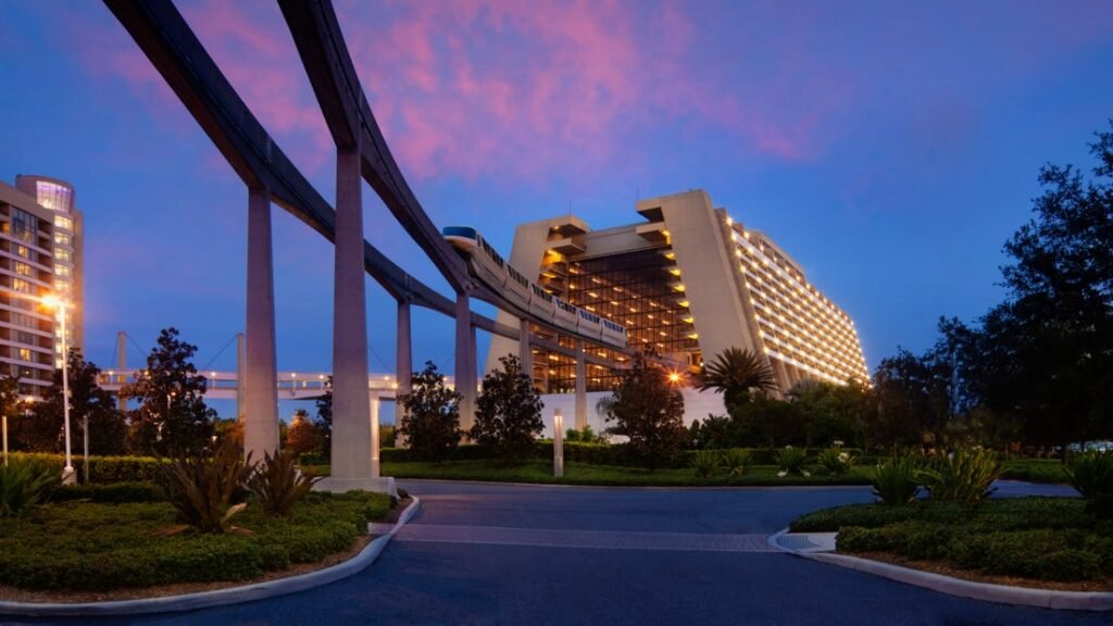 Disney’s Contemporary Resort — resort view