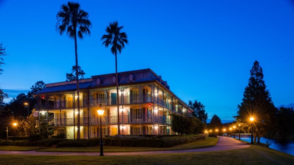Disney’s Port Orleans Resort – French Quarter — resort view